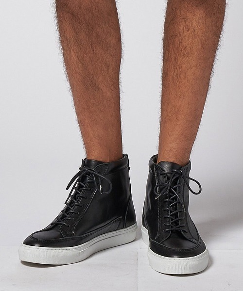 wjk(ダヴルジェイケイ)の「mko11533- back zip sneaker スニーカー(スニーカー・メンズ・ブラック×ホワイト/ブラック/ホワイト・43/41/42)」の16枚目の写真