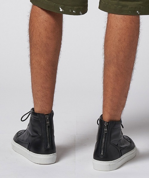 wjk(ダヴルジェイケイ)の「mko11533- back zip sneaker スニーカー(スニーカー・メンズ・ブラック×ホワイト/ブラック/ホワイト・43/41/42)」の19枚目の写真