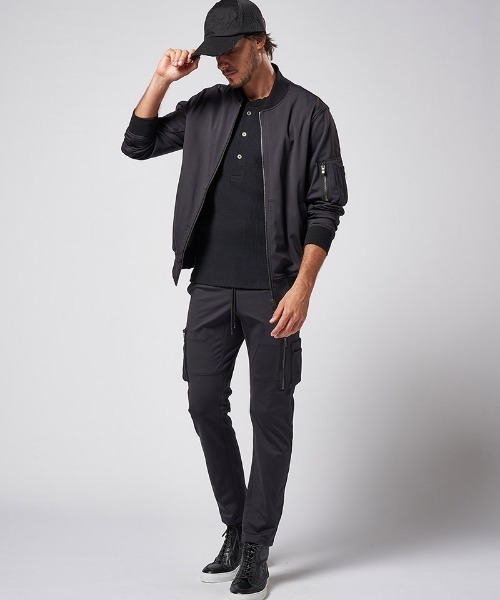 wjk(ダヴルジェイケイ)の「mko11533- back zip sneaker スニーカー(スニーカー・メンズ・ブラック×ホワイト/ブラック/ホワイト・43/41/42)」の21枚目の写真