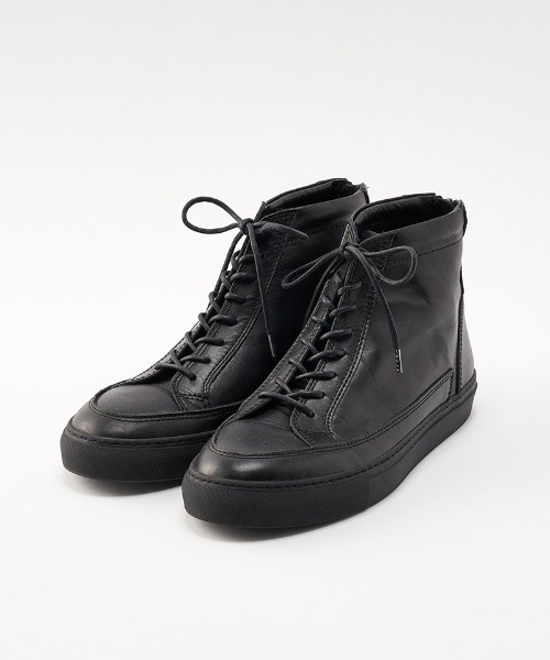 wjk(ダヴルジェイケイ)の「mko11533- back zip sneaker スニーカー(スニーカー・メンズ・ブラック×ホワイト/ブラック/ホワイト・43/41/42)」の6枚目の写真