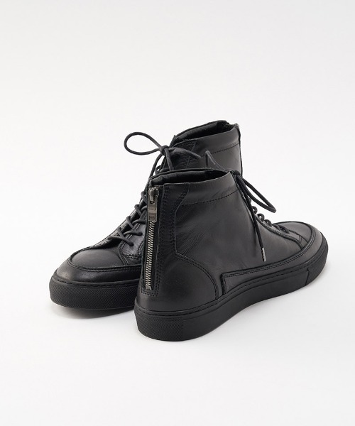 wjk(ダヴルジェイケイ)の「mko11533- back zip sneaker スニーカー(スニーカー・メンズ・ブラック×ホワイト/ブラック/ホワイト・43/41/42)」の7枚目の写真