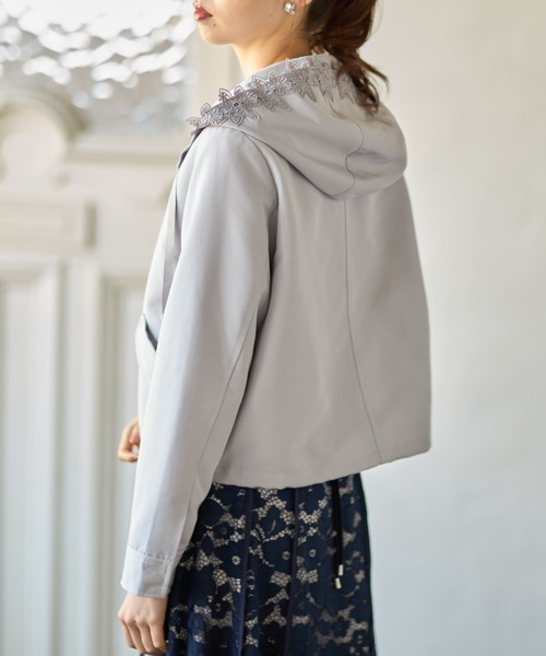 tocco closet（トッコ クローゼット）の「フードフラワーレース