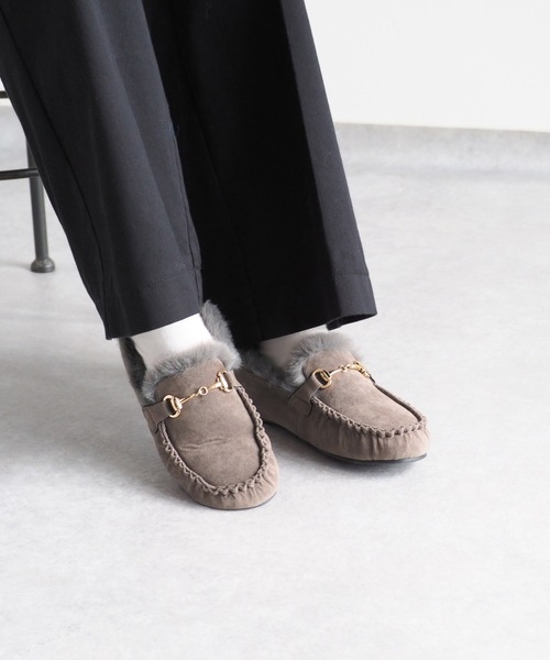 cepo（セポ）の「ビットファーモカシン（モカシン/デッキシューズ・レディース・ブラック/グレー・M/L）」の11枚目の写真