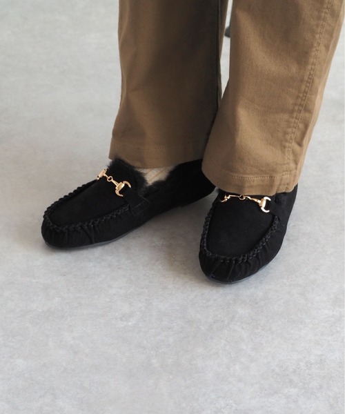 cepo（セポ）の「ビットファーモカシン（モカシン/デッキシューズ・レディース・ブラック/グレー・M/L）」の10枚目の写真