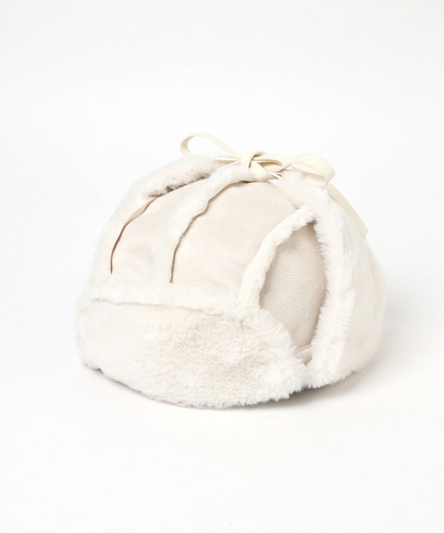 PAGEBOY（ページボーイ）の「フライトキャップ（キャップ・レディース・ブラック/アイボリー・FREE）」の21枚目の写真