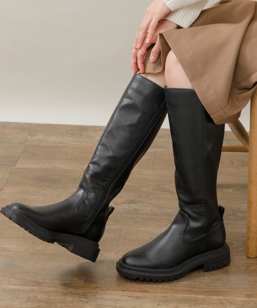 KATHARINE ROSS(キャサリンロス)の「【KATHARINE ROSS】ストレッチロングブーツ(ブーツ・レディース・ブラック・SMALL/LARGE/MEDIUM)」の20枚目の写真