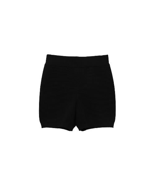新品タグ付き♡clane KNIT SHORT PANTS ブラック サイズ1 CLANE（クラネ）の「CLANE/クラネ/KNIT SHORT PANTS（その他パンツ