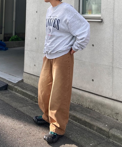 PICSAS(ピクサス)の「【PICSAS】ヴィンテージカラーワイドデニムパンツ(デニムパンツ・メンズ・カーキ/ブラック/ブラウン/パープル・M/L)」の19枚目の写真
