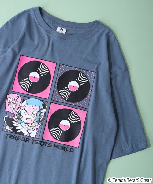 FUNALIVE(ファンアライブ)の「寺田てら オーバーサイズTシャツ 半袖(Tシャツ/カットソー・レディース・ブラック系その他/グレー系その他/ホワイト/ブラック/ブルーグレー/ホワイト系その他/ホワイト系その他2/ホワイト系その他3・M/L/LL)」の8枚目の写真