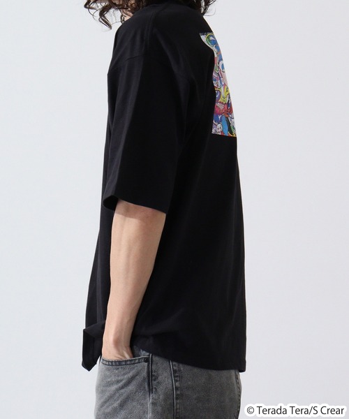 FUNALIVE(ファンアライブ)の「寺田てら オーバーサイズTシャツ 半袖(Tシャツ/カットソー・レディース・ブラック系その他/グレー系その他/ホワイト/ブラック/ブルーグレー/ホワイト系その他/ホワイト系その他2/ホワイト系その他3・M/L/LL)」の15枚目の写真