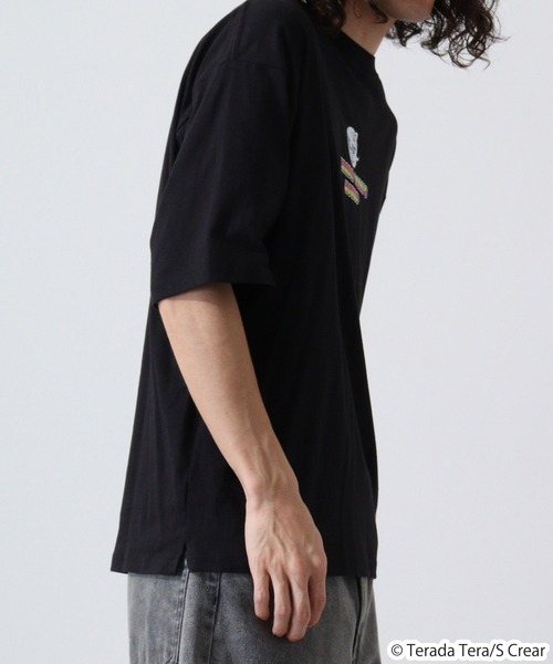 FUNALIVE(ファンアライブ)の「寺田てら オーバーサイズTシャツ 半袖(Tシャツ/カットソー・レディース・ブラック系その他/グレー系その他/ホワイト/ブラック/ブルーグレー/ホワイト系その他/ホワイト系その他2/ホワイト系その他3・M/L/LL)」の16枚目の写真