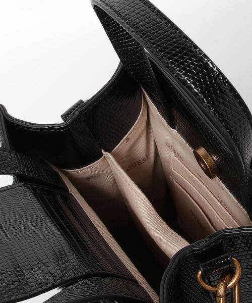 Guess（ゲス）の「BERGEN 2 Compartment Mini Tote トートバッグ レディース（トートバッグ・レディース・ブラック・ONE SIZE）」の5枚目の写真