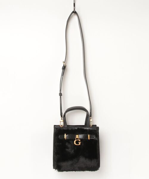 Guess（ゲス）の「BERGEN 2 Compartment Mini Tote トートバッグ レディース（トートバッグ・レディース・ブラック・ONE SIZE）」の2枚目の写真