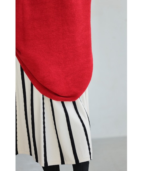 差し色レッドのボレロカーディガン（カーディガン/ボレロ）｜CAWAII（カワイイ）