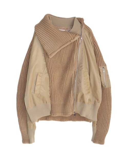 AMAIL（アマイル）の「Docking milk blouson（ブルゾン・レディース・カーキ/ベージュ/ブラック・FREE）」の18枚目の写真