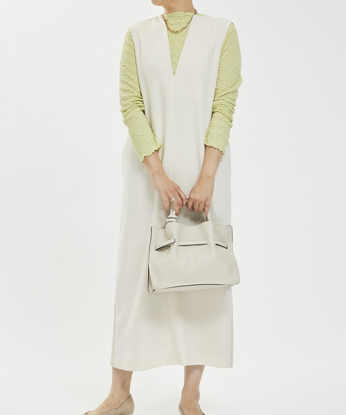 abahouse mavie（アバハウスマヴィ）の「シャーリングメロープルオーバー（Tシャツ/カットソー・レディース・ホワイト/ブラック/レモンイエロー/サックスブルー・フリー）」の20枚目の写真