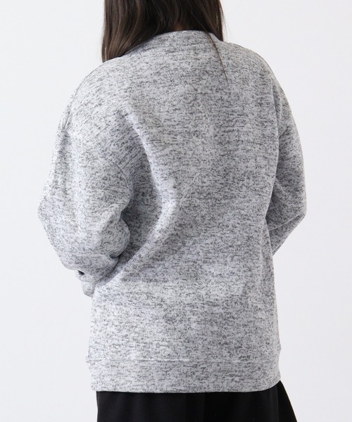 ACE(エース)の「ACE ニットフリース カレッジ 刺繍 トレーナー(ニット/セーター・レディース・ヘザーチャコール/ターコイズブルー/ワイン/カーキ/ネイビー/杢グレー・LL/L/M)」の10枚目の写真