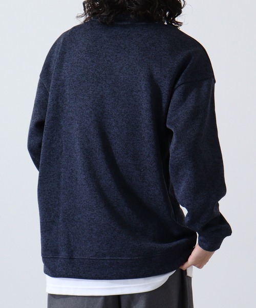ACE(エース)の「ACE ニットフリース カレッジ 刺繍 トレーナー(ニット/セーター・レディース・ヘザーチャコール/ターコイズブルー/ワイン/カーキ/ネイビー/杢グレー・LL/L/M)」の20枚目の写真