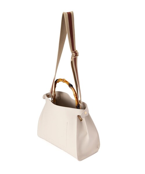 FREE'S MART（フリーズマート）の「サイドクロスバッグ（ショルダーバッグ・レディース・ホワイト/ブラック/カーキ・ﾌﾘ-）」の9枚目の写真