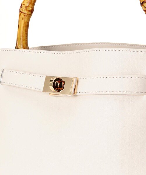 FREE'S MART（フリーズマート）の「サイドクロスバッグ（ショルダーバッグ・レディース・ホワイト/ブラック/カーキ・ﾌﾘ-）」の12枚目の写真