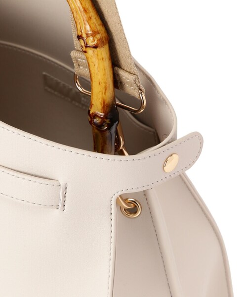 FREE'S MART（フリーズマート）の「サイドクロスバッグ（ショルダーバッグ・レディース・ホワイト/ブラック/カーキ・ﾌﾘ-）」の13枚目の写真