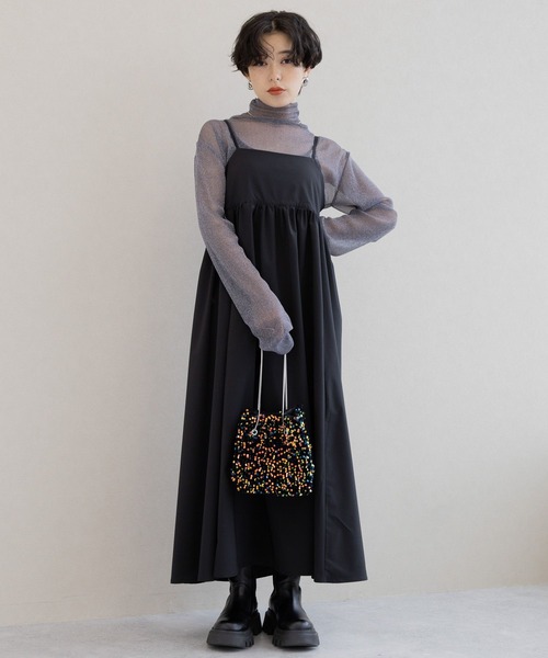 RAGEBLUE（レイジブルー）の「2WAY/スパンコールハンドバッグ（ハンドバッグ・レディース・ブラック/イエローゴールド・ONE SIZE）」の6枚目の写真