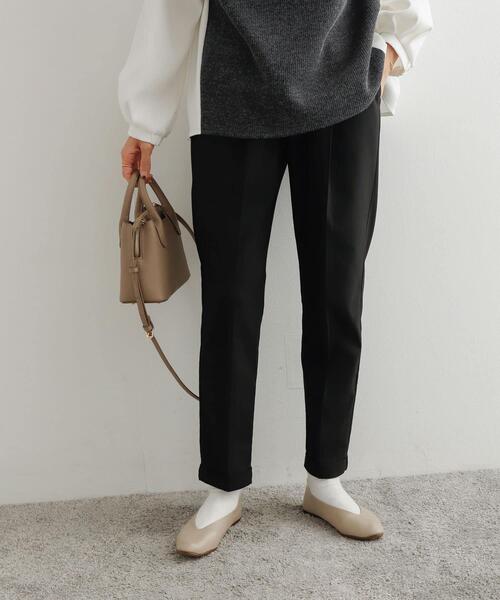 URBAN RESEARCH DOORS(アーバンリサーチドアーズ)の「『UR TECH』ウラキモウテーパードイージーパンツ(その他パンツ・レディース・チャコールグレー/ブラック・SMALL/MEDIUM)」の18枚目の写真