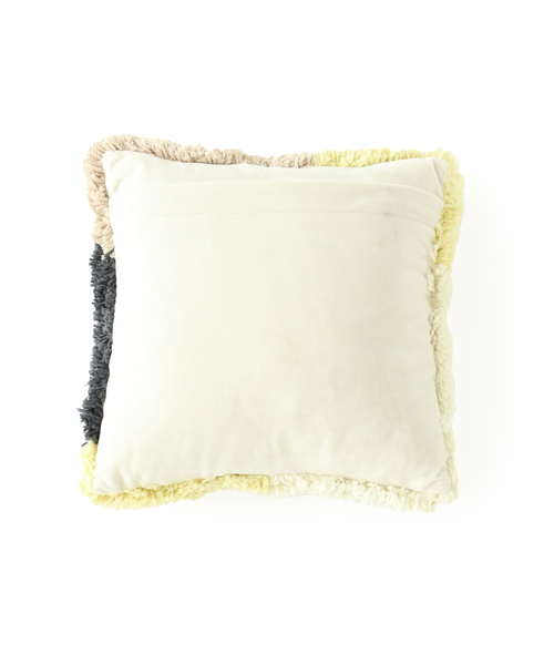 journal standard Furniture （ジャーナルスタンダードファニチャー）の「PICFAIR CUSHION　ピクフェアクッション 27cm　中材込み（クッション/クッションカバー・レディース・ネイビー/イエロー・FREE）」の6枚目の写真