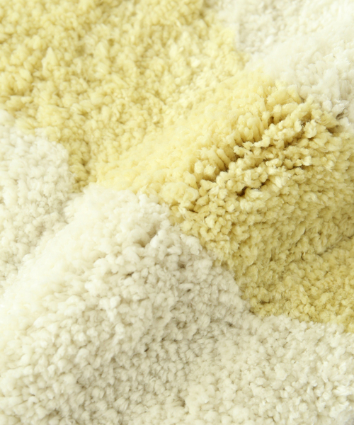 journal standard Furniture （ジャーナルスタンダードファニチャー）の「PICFAIR CUSHION　ピクフェアクッション 27cm　中材込み（クッション/クッションカバー・レディース・ネイビー/イエロー・FREE）」の15枚目の写真