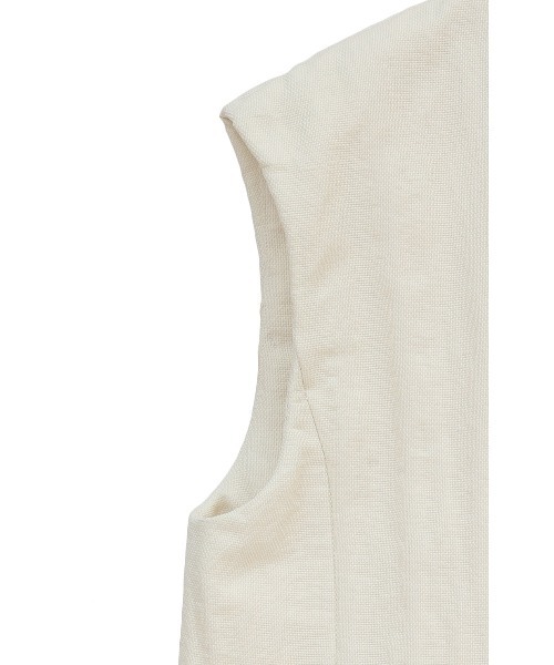 CLANE(クラネ)の「CLANE/クラネ/PADDED MESH VEST(ベスト・レディース・ネイビー/アイボリー・1)」の15枚目の写真
