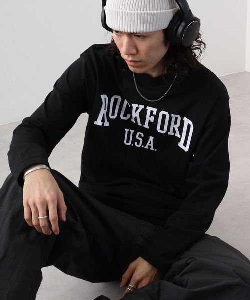 ACE(エース)の「ACE プリント 長袖 Tシャツ(Tシャツ/カットソー・レディース・ホワイト/ブラック系その他/ネイビー系1/ブラック/ホワイト系その他3/ベージュ/ホワイト系その他/ベージュ系その他/グリーン/ネイビー/カーキ/ホワイト系その他2/ブルーグレー/ブラック系その他2/チャコール/ブルー系その他/ピンクベージュ/アイボリー/グレー系その他/チャコールグレー/ネイビー系/ホワイト系その他4/ブラック系その他4/グリーン系その他/ブラック系その他3/ホワイト系その他5・M/LL/L/S)」の10枚目の写真