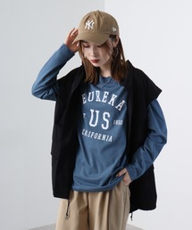ACE プリント 長袖 Tシャツ