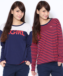 X-girl | REVERSIBLE L/S TEE(Tシャツ/カットソー)