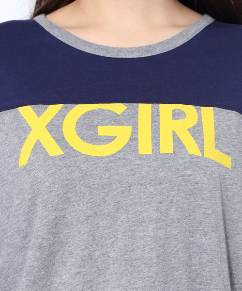 X-girl（エックスガール）の「REVERSIBLE L/S TEE（Tシャツ/カットソー・レディース・ブラック/アッシュ/ネイビー・2/1）」の15枚目の写真
