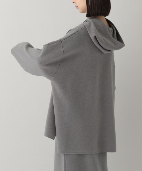 e/rm(イーアールエム)の「【e/rm】ハーフミラノフーディ(パーカー・レディース・ライトベージュ/チャコールグレー・FREE)」の13枚目の写真