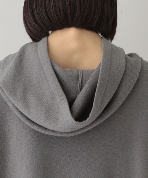 e/rm(イーアールエム)の「【e/rm】ハーフミラノフーディ(パーカー・レディース・ライトベージュ/チャコールグレー・FREE)」の17枚目の写真