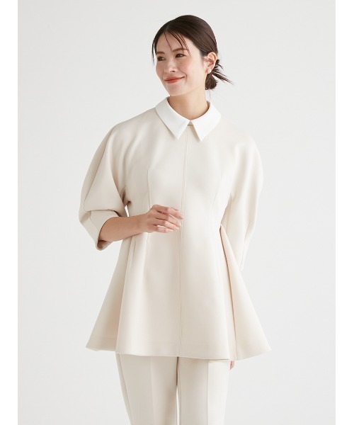 CELFORD（セルフォード）の「ポンチセットアップ（ワンピース・レディース・ネイビー/ライトベージュ/ブラック・38/36）」の5枚目の写真