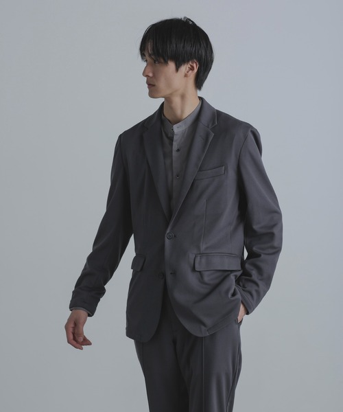 NANO universe【新品】セットアップ スーツ チャコール L NANO universe（ナノユニバース）の「「N JACKET」セットアップ対応