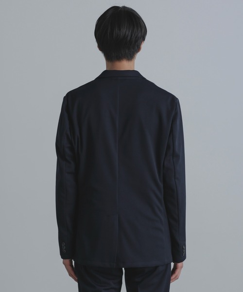 NANO universe（ナノユニバース）の「「N JACKET」セットアップ対応アクティブライトジャージ（スーツジャケット・メンズ・ダークネイビー/チャコール・S/M/L）」の15枚目の写真