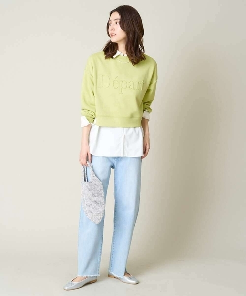 a.v.v（アーヴェヴェ）の「スクエアトゥバレエシューズ（バレエシューズ・レディース・レッド/シルバー・22.5/23.5/24.5）」の9枚目の写真