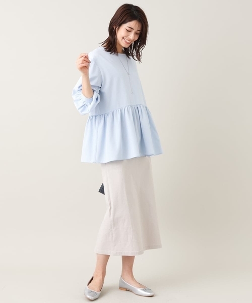 a.v.v（アーヴェヴェ）の「スクエアトゥバレエシューズ（バレエシューズ・レディース・レッド/シルバー・22.5/23.5/24.5）」の13枚目の写真