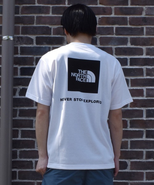 THE NORTH FACE(ザノースフェイス)の「THE NORTH FACE ザ・ノース・フェイス 半袖Tシャツ ショートスリーブバックスクエアーロゴティー NT32447(Tシャツ/カットソー・メンズ・ホワイト/ブラック×ゴールド/ブラック/ネイビー/ロイヤルブルー・2XL/XL/L/M/S)」の16枚目の写真