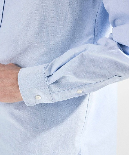 penguin BY MUNSINGWEAR（ペンギン バイ マンシングウェア）の「OXFORD B.D. SHIRT / オックスフォードボタンダウンシャツ（シャツ/ブラウス・メンズ・ブルー/ホワイト・M/L/S/XL）」の8枚目の写真