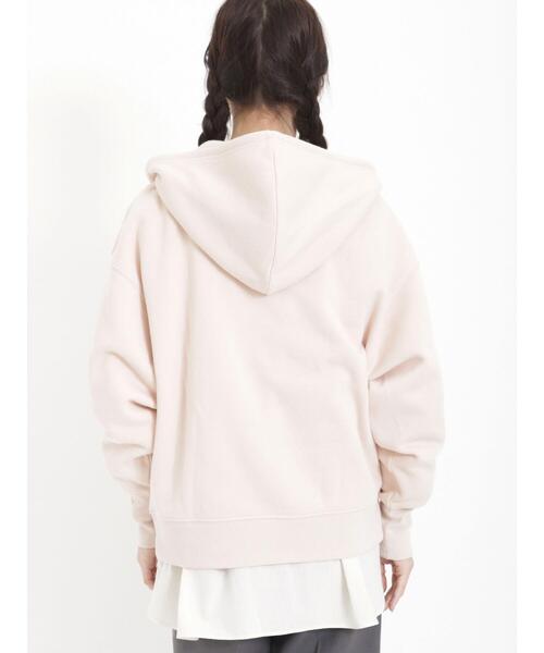 Samansa Mos2（サマンサ モスモス）の「裏毛フードジップスウェット（Tシャツ/カットソー・レディース・オフホワイト/グレー/ブラック/ピンク・F）」の12枚目の写真