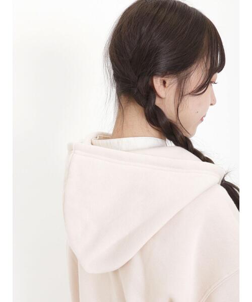 Samansa Mos2（サマンサ モスモス）の「裏毛フードジップスウェット（Tシャツ/カットソー・レディース・オフホワイト/グレー/ブラック/ピンク・F）」の11枚目の写真