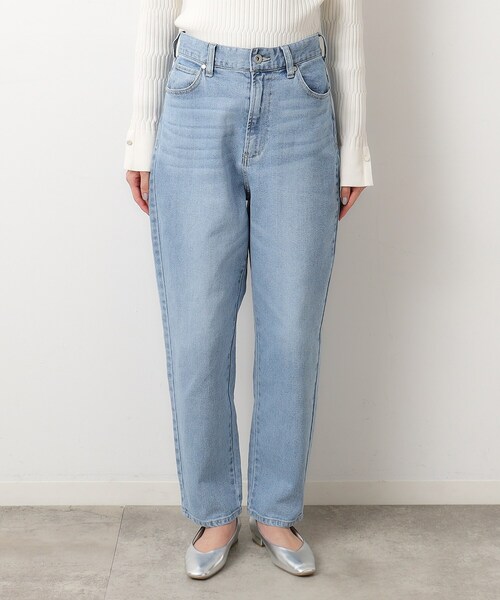 OPAQUE.CLIP（オペークドットクリップ）の「◆ストレッチカーブデニム／オーガニックコットン混【洗濯機洗い可】（デニムパンツ・レディース・ブルー/ライトブルー・40/38/36）」の11枚目の写真