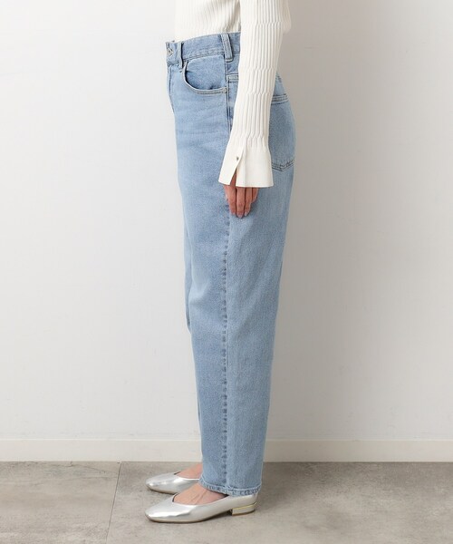 OPAQUE.CLIP（オペークドットクリップ）の「◆ストレッチカーブデニム／オーガニックコットン混【洗濯機洗い可】（デニムパンツ・レディース・ブルー/ライトブルー・40/38/36）」の12枚目の写真