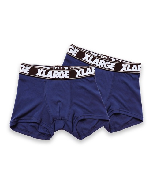 XLARGE（エクストララージ）の「XLARGE/エクストララージ XL_無地2Pセット ボクサーパンツ 2026年春夏（ボクサーパンツ・メンズ・カーキ/ブラック/パープル/ネイビー/レッド/杢グレー・M/L/XL）」の4枚目の写真