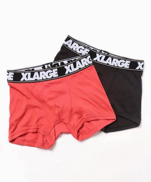 XLARGE（エクストララージ）の「XLARGE/エクストララージ XL_無地2Pセット ボクサーパンツ 2026年春夏（ボクサーパンツ・メンズ・カーキ/ブラック/パープル/ネイビー/レッド/杢グレー・M/L/XL）」の6枚目の写真