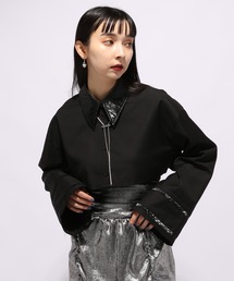 HARE（ハレ）の「メタリックキリカエショートシャツ(HARE)（シャツ/ブラウス）」